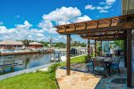 Beautiful canal views from the patio and boat dock 